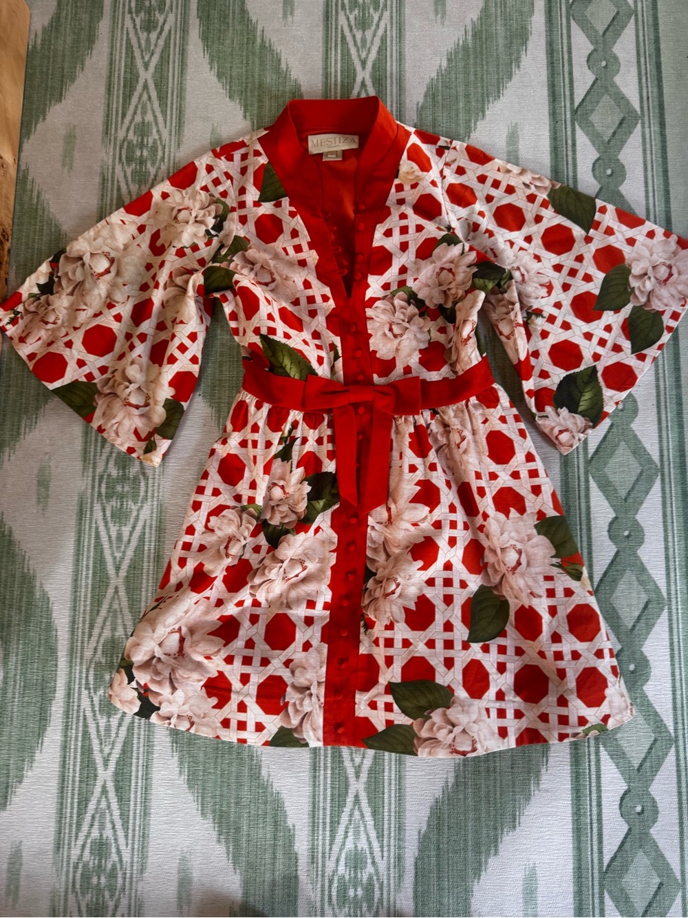 Mestiza Carmen Mini Dress in Sun-kissed Ivory - Picture 3 of 5